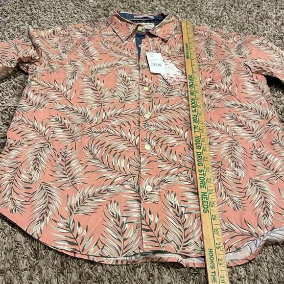 Jachs New York NWT tropical print short sleeve button up shirt - Picture 4 of 8